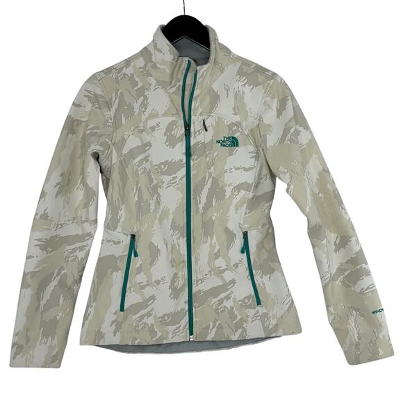 The North Face Jackets & Blazers - The North Face Apex Bionic WindWall Softshell Jacket Womens Small Tan Teal